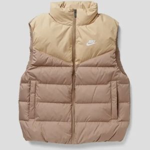 Nike Sportswear Therma-FIT Windrunner Women's Down Vest (Hemp/Sesame/White) L